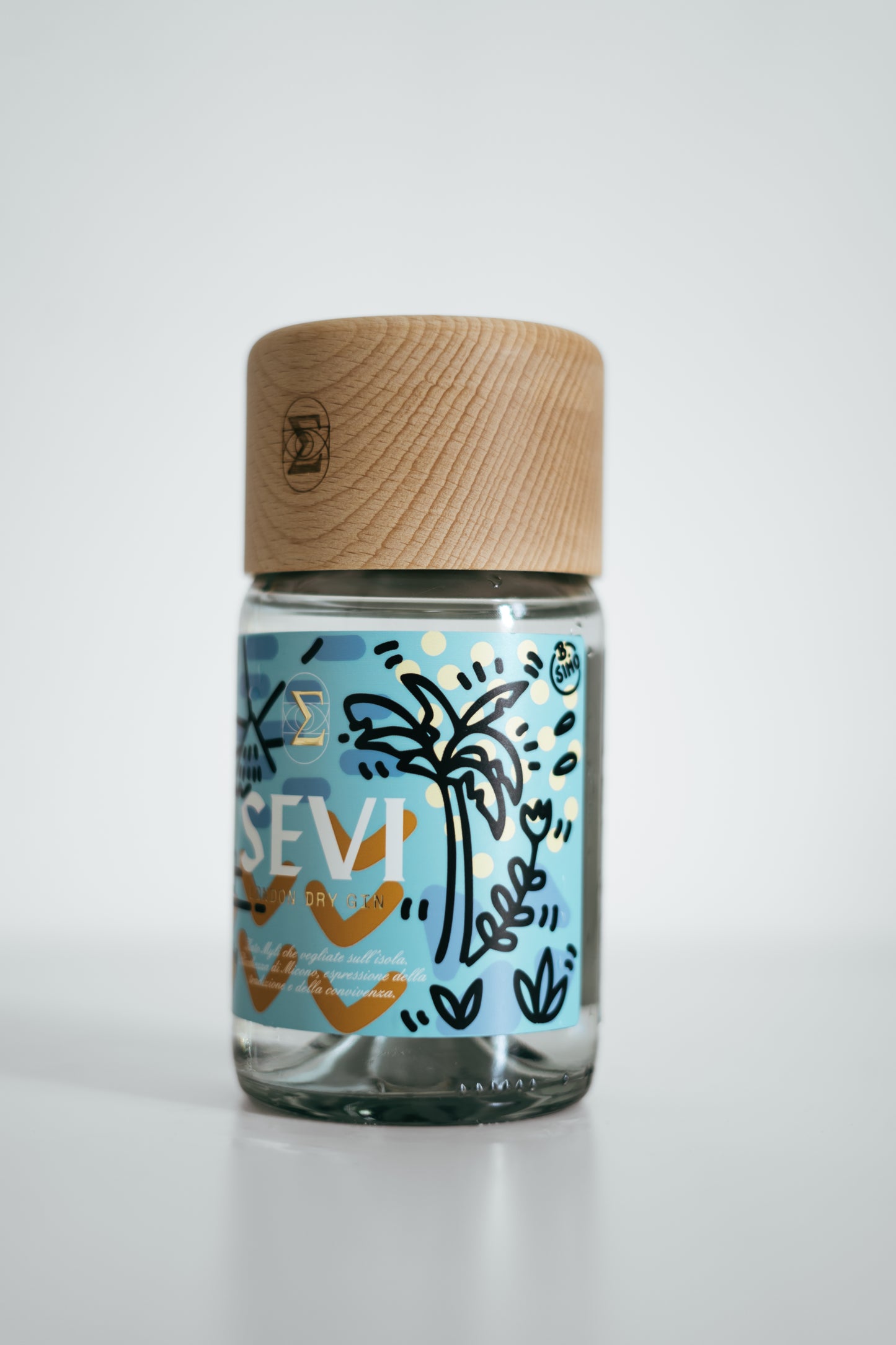 SEVI GIN - LONDON DRY GIN - VERSIONE MYKONOS